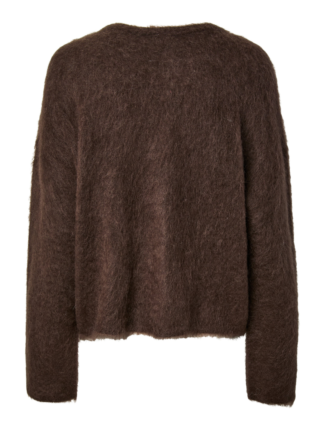 Tilde Ls Mohair Blend Cardigan Mole Melange
