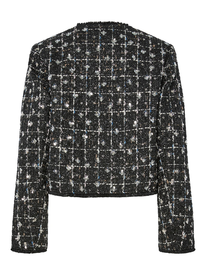 Valenda Ls Tweed Jacket Black