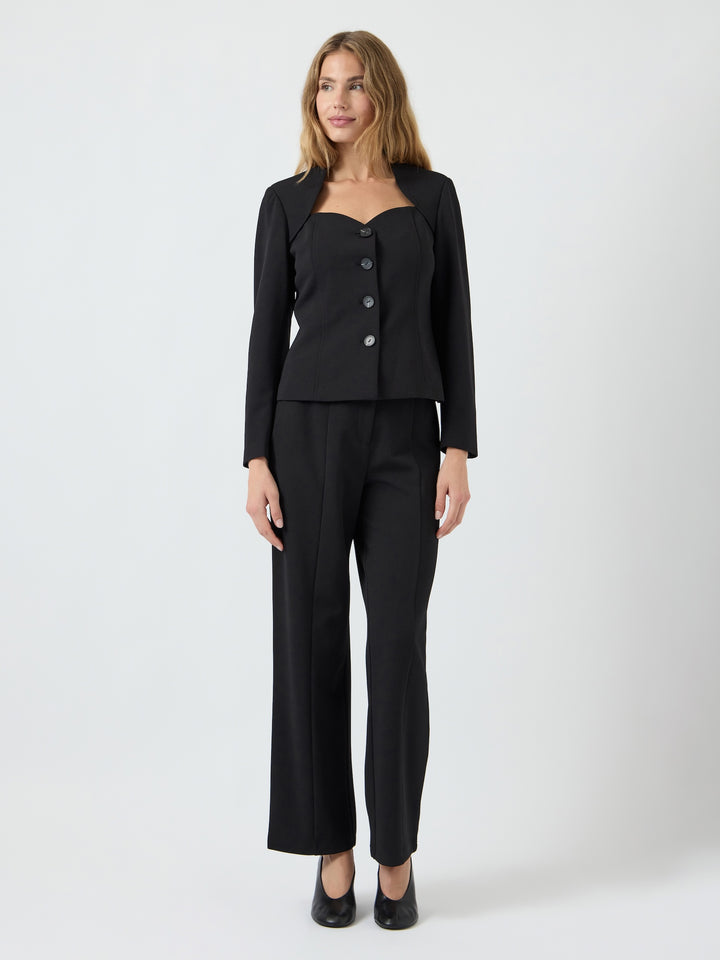 Favo Ls Blazer Top Black