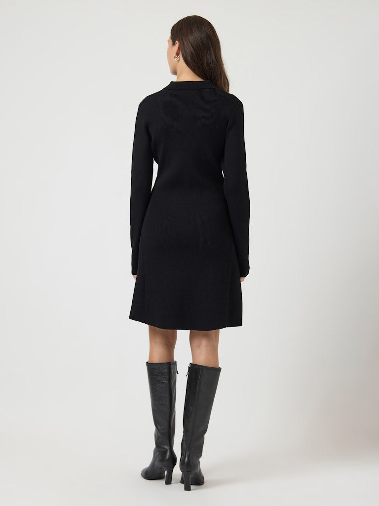 Nama Ls Knit Dress Black