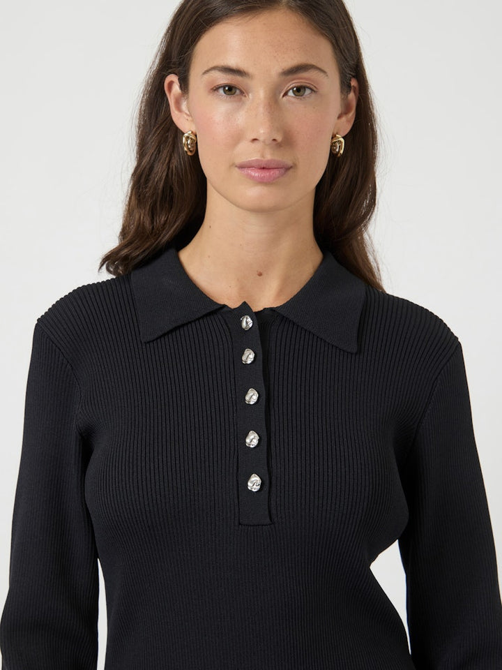 Nama Ls Knit Dress Black