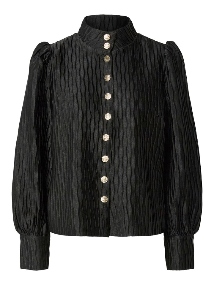 Ripple Ls Shirt Black