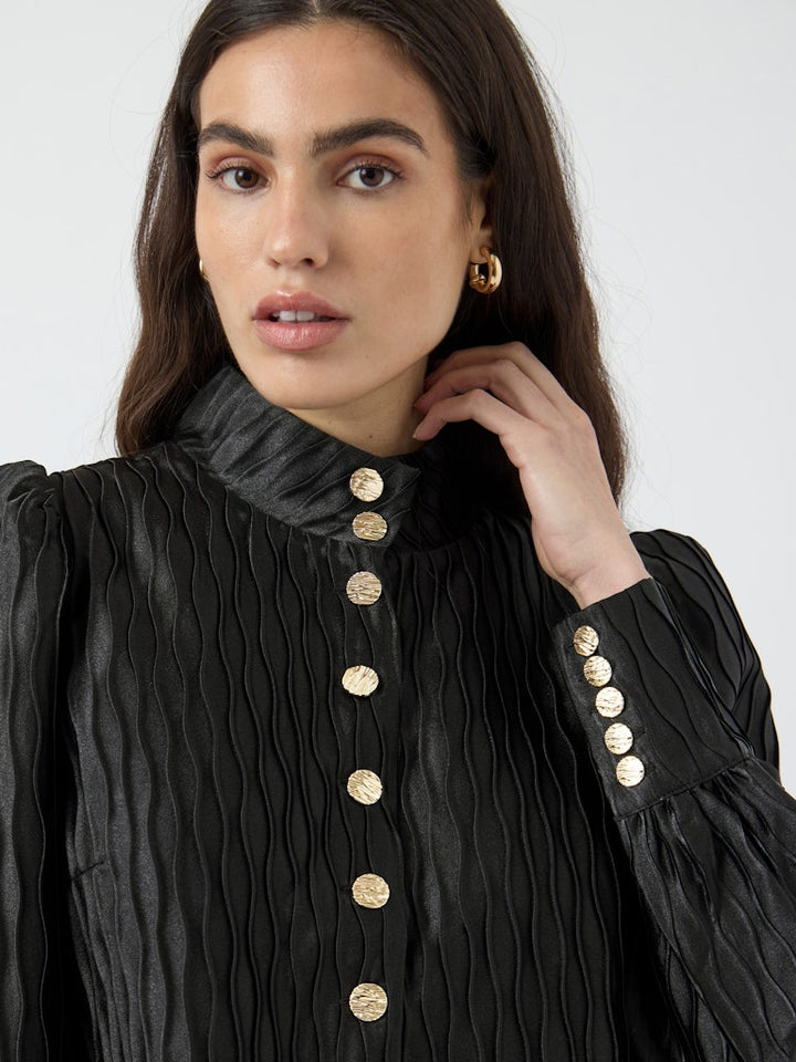 Ripple Ls Shirt Black