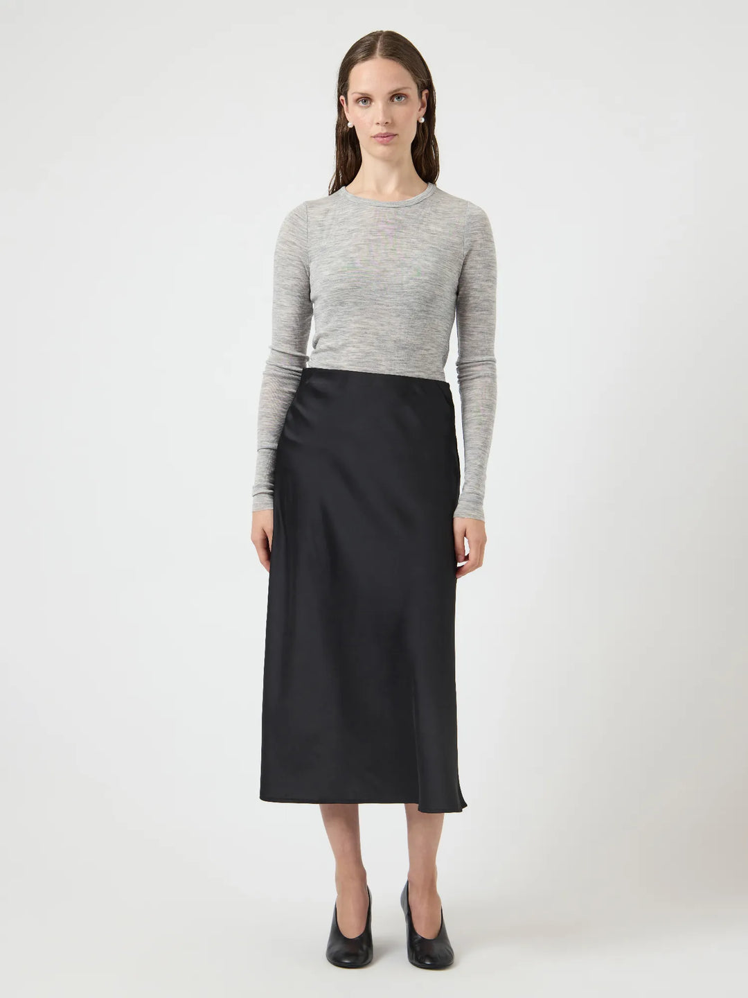 Pella Hw Midi Skirt Black
