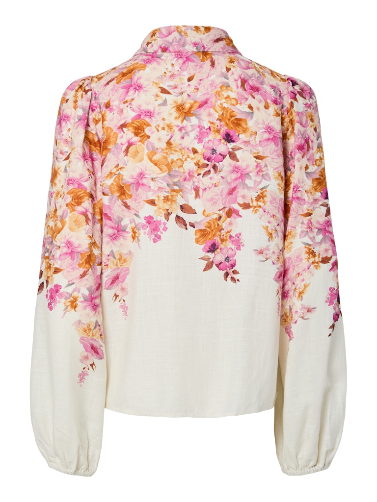 Cleo Ls Shirt Pale Lilac Cleo Print