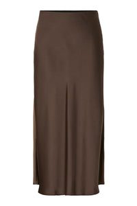 Pella Hw Midi Skirt Chocolate Brown