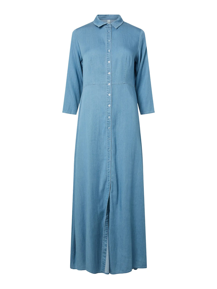 Savanna 3/4 Long Chambray Dress Skyway