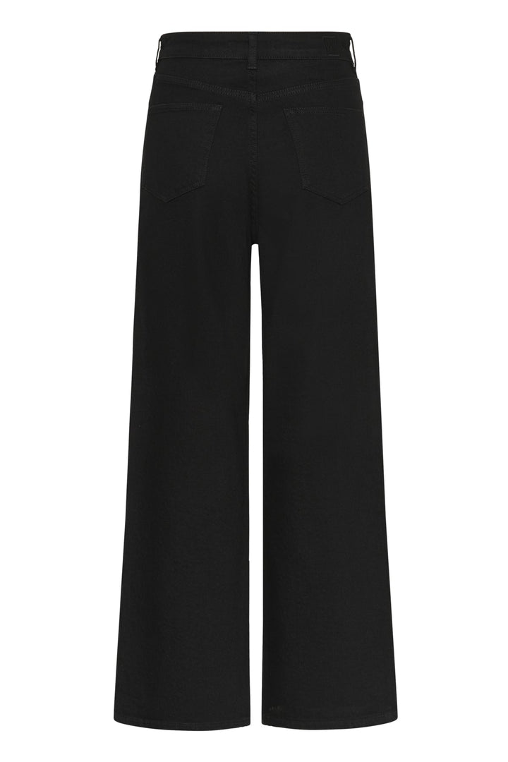 Aaliaiw Bacca Jeans Black Shattered Stones | Bukser | Smuk - Dameklær på nett