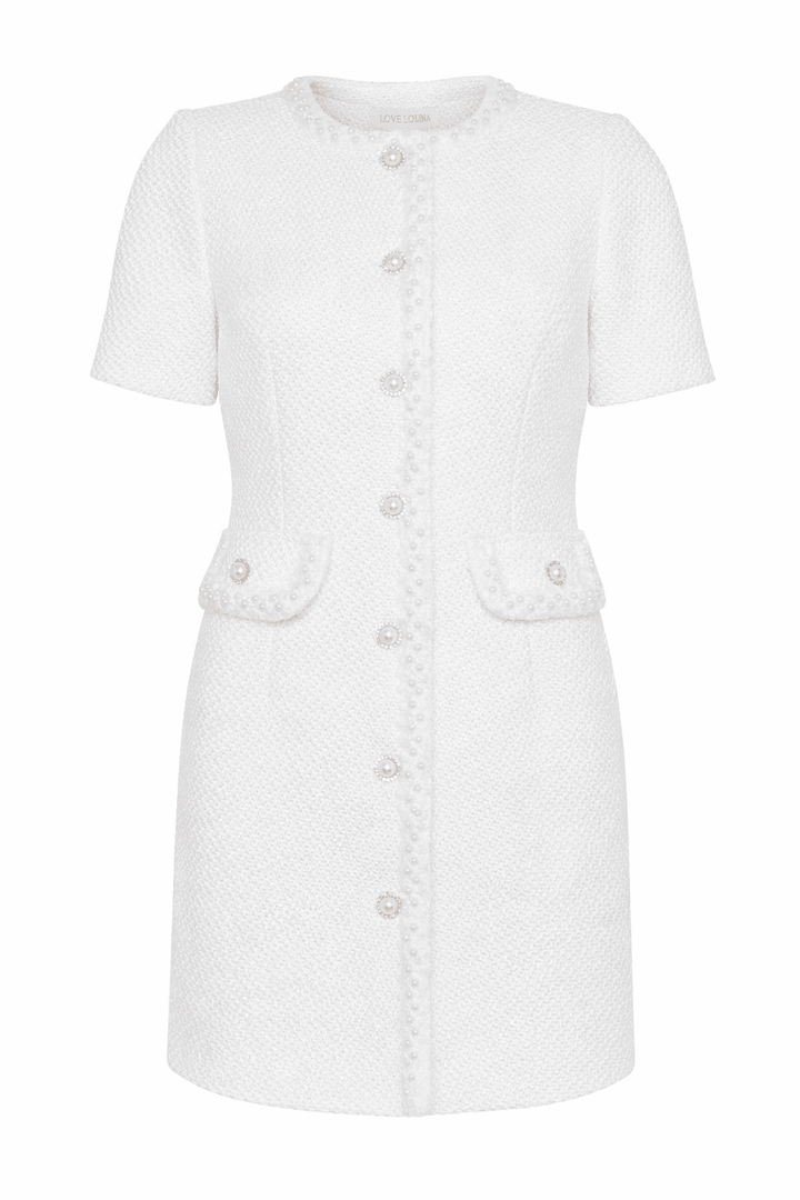 Abbot Mini Dress White | Kjoler | Smuk