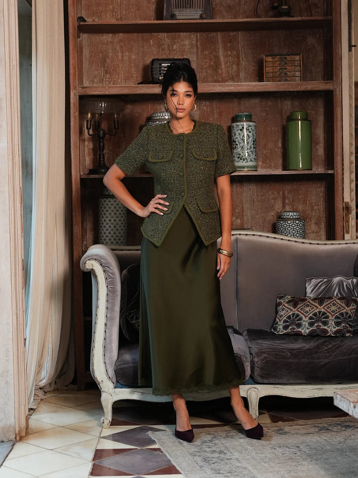 Abbot Top Khaki | Skjorter og bluser | Smuk