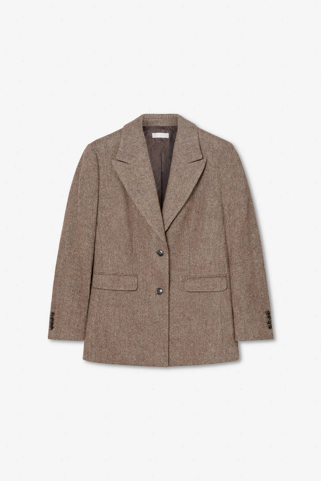 Abby Herringbone Blazer Cognac Herringbone | Blazer | Smuk