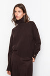 Abigail Knit Dark Brown