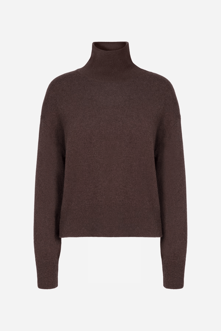 Abigail Knit Dark Brown | Genser | Smuk - Dameklær på nett