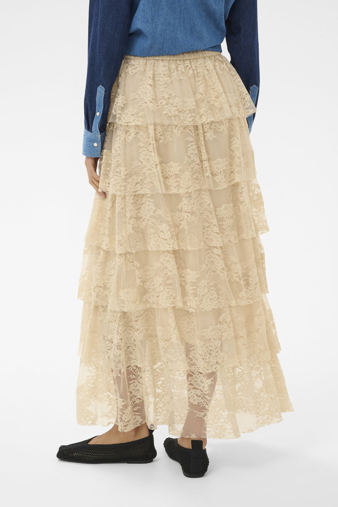 Abiha Skirt Oatmeal | Skjørt | Smuk