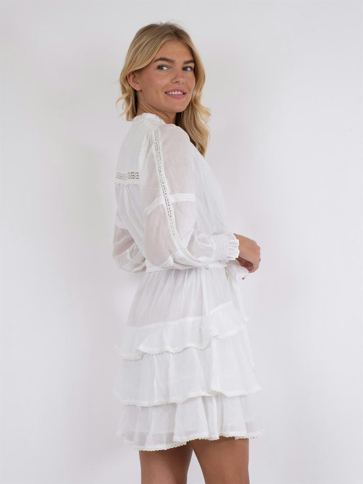 Ada S Voile Dress White | Kjoler | Smuk - Dameklær på nett