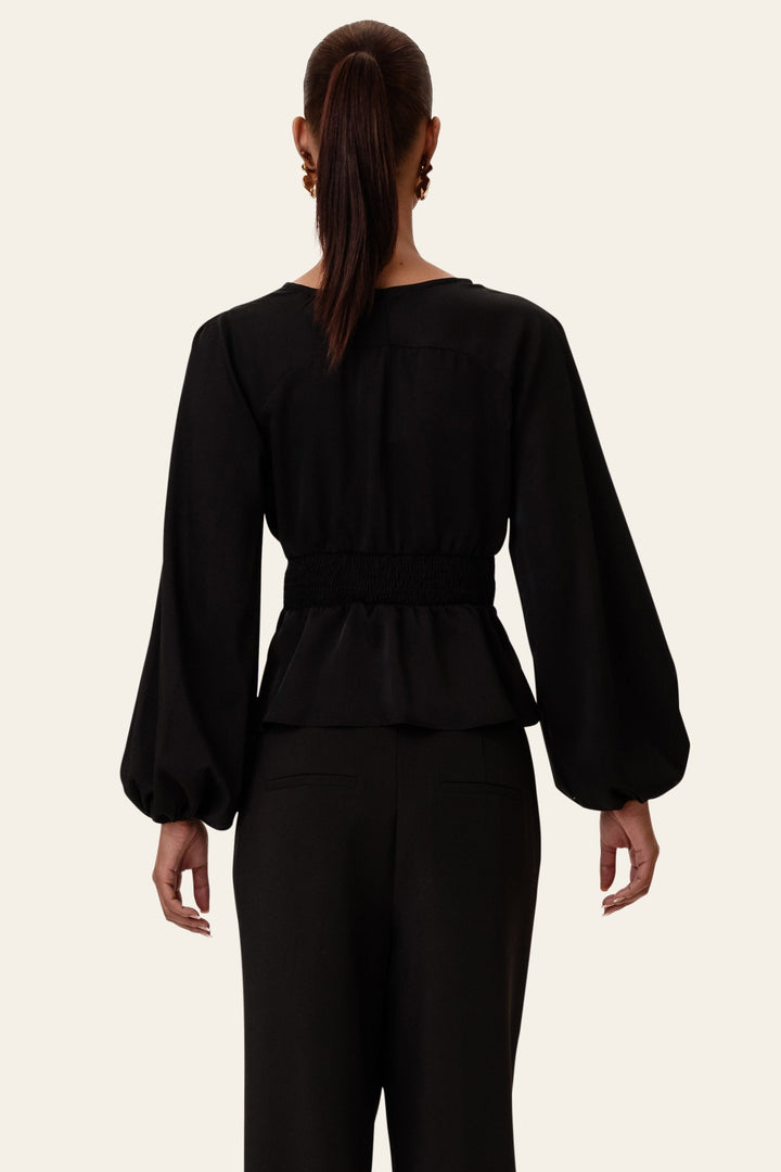 Addy Shirt Black | Skjorter og bluser | Smuk