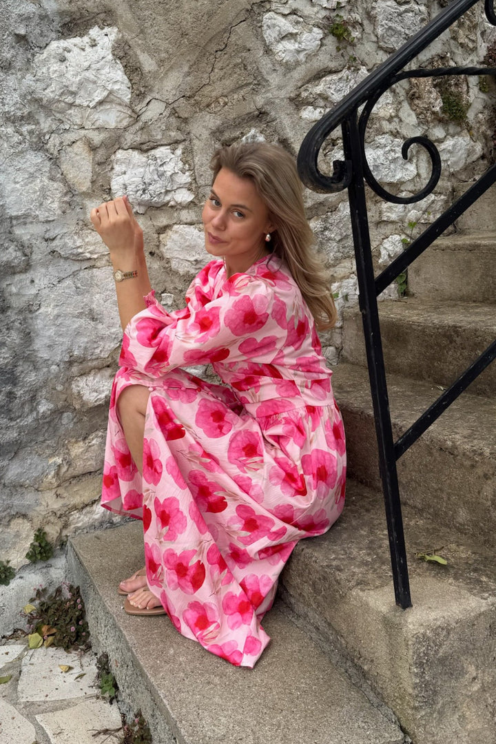 Adel Long Dress Pink Rose Blush | Kjoler | Smuk - Dameklær på nett