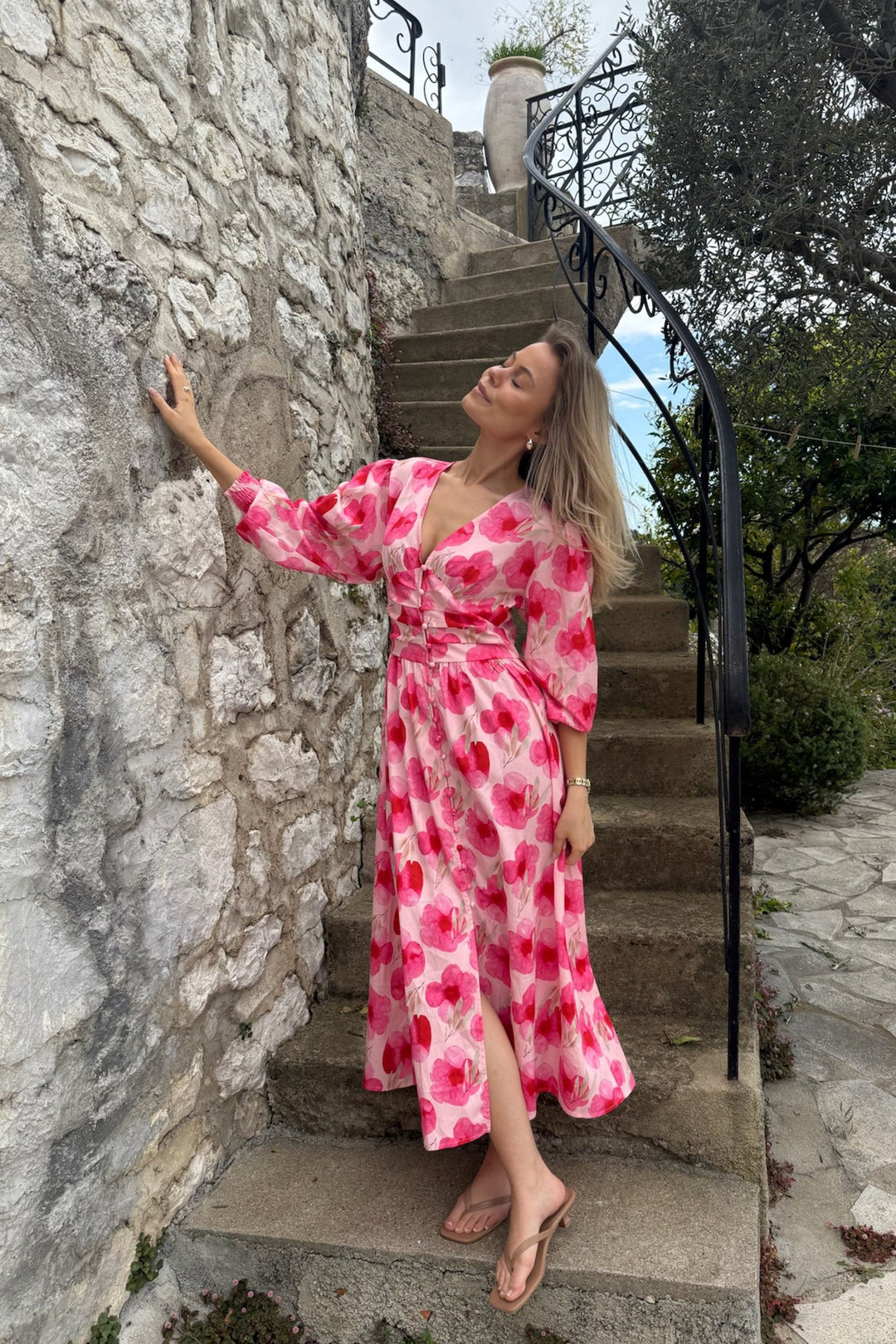 Adel Long Dress Pink Rose Blush | Kjoler | Smuk - Dameklær på nett