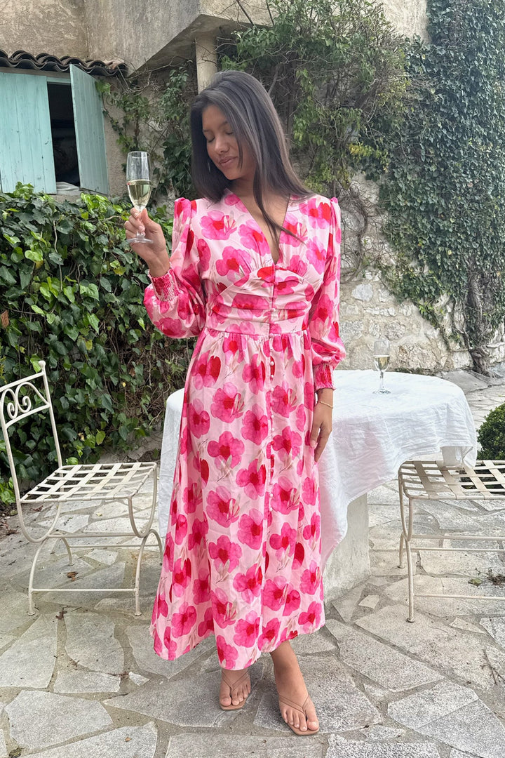 Adel Long Dress Pink Rose Blush | Kjoler | Smuk - Dameklær på nett