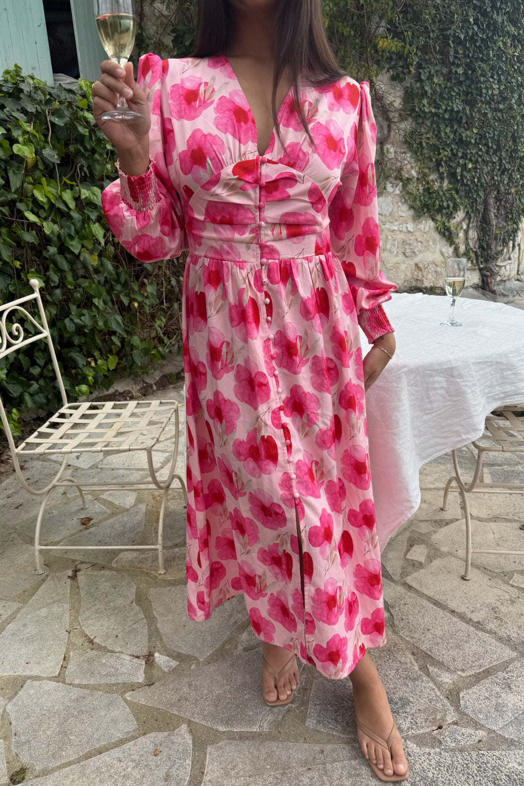 Adel Long Dress Pink Rose Blush | Kjoler | Smuk - Dameklær på nett