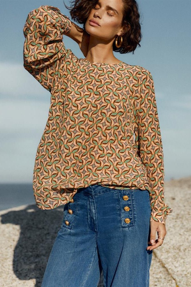 Agadir Blaire Blouse Green | Skjorter og bluser | Smuk - Dameklær på nett