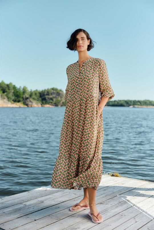 Agadir Luka Dress Green