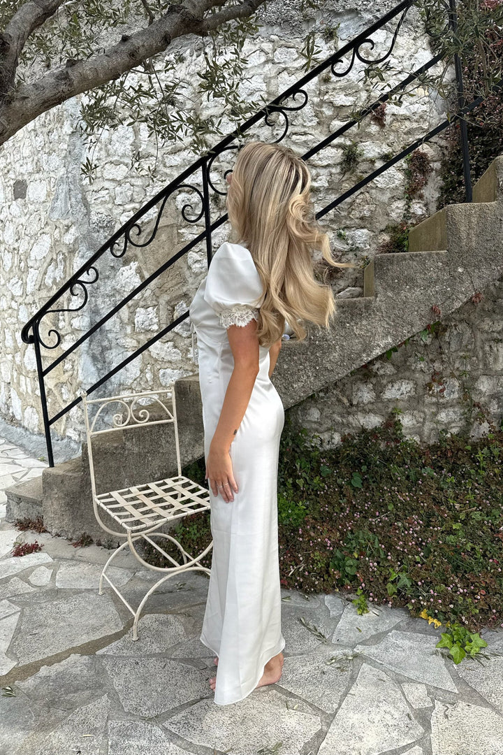 Agnete Long Dress Off White | Kjoler | Smuk - Dameklær på nett