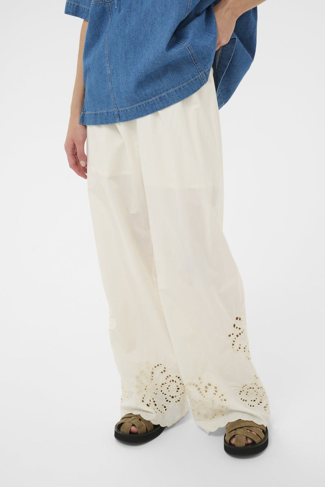 Agnethe Pants Whisper White | Bukser | Smuk