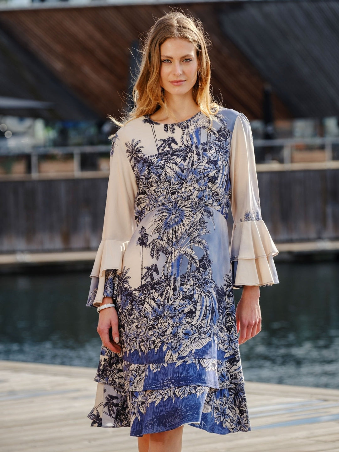 Ahloa Dress Shaded Blue | Kjoler | Smuk
