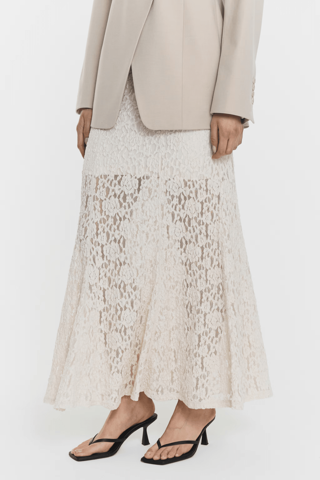 Akasha Lace Skirt Ivory | Skjørt | Smuk