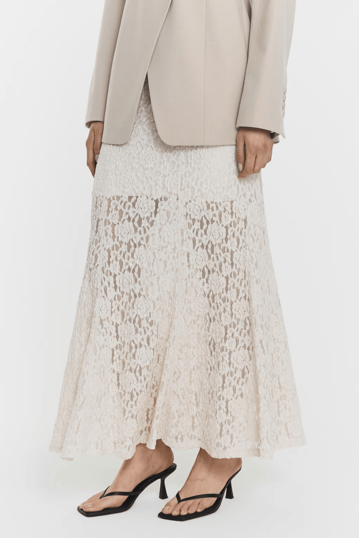 Akasha Lace Skirt Ivory | Skjørt | Smuk