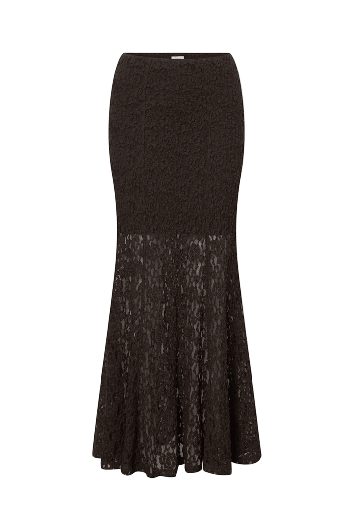 Akasha Lace Skirt Mocha Brown | Skjørt | Smuk