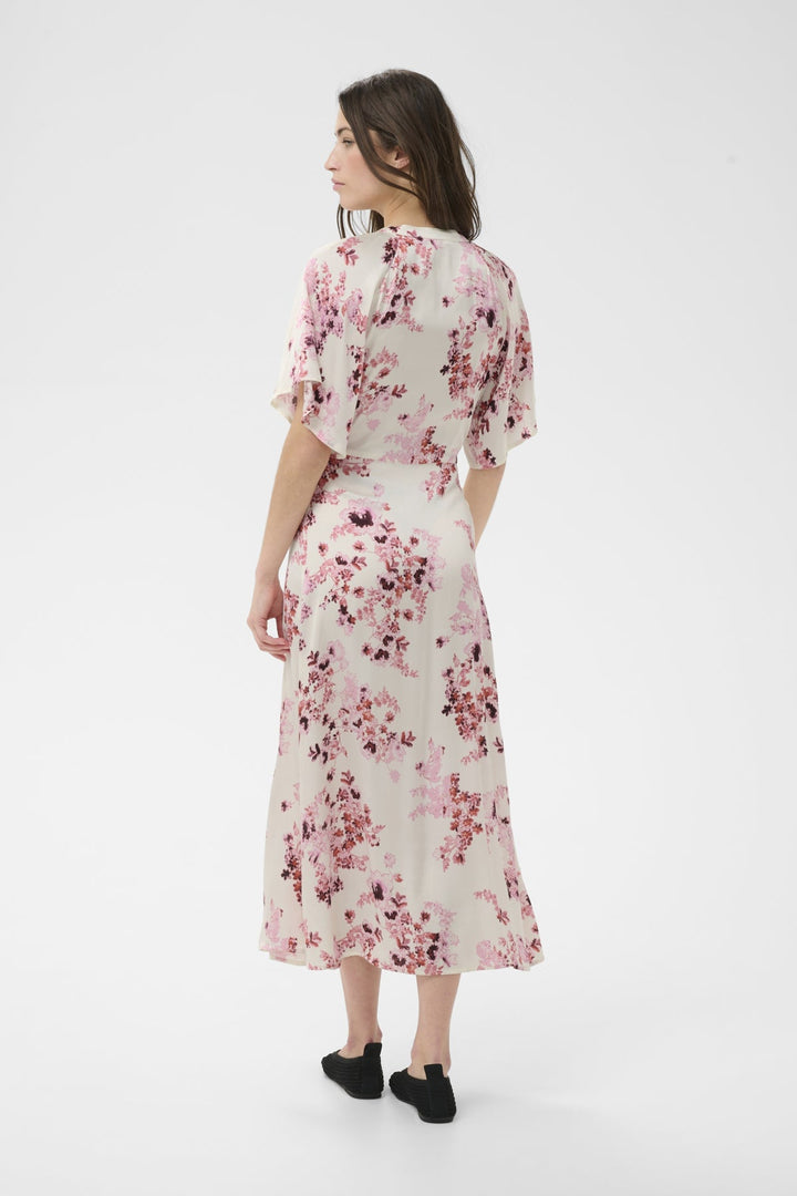 Alaja Dress Pink Shadow Flower Print | Kjoler | Smuk