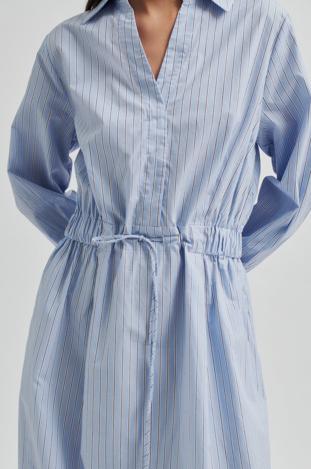 Alanis Dress Light Blue Stripe | Kjoler | Smuk - Dameklær på nett