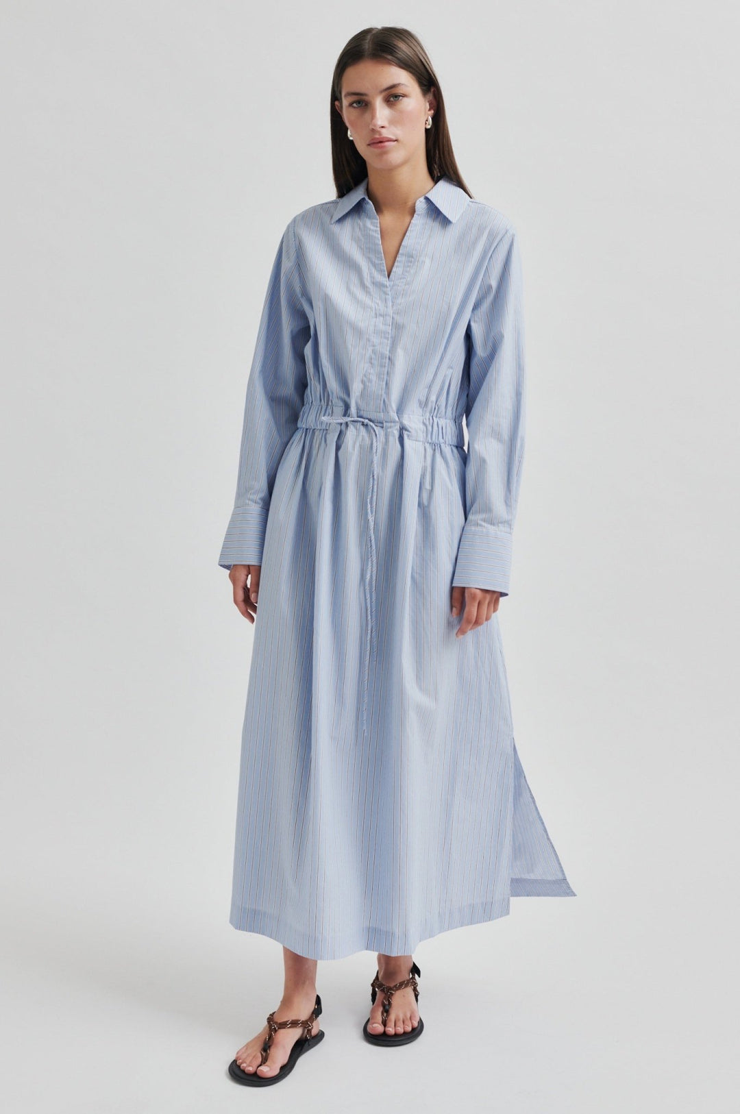 Alanis Dress Light Blue Stripe | Kjoler | Smuk - Dameklær på nett