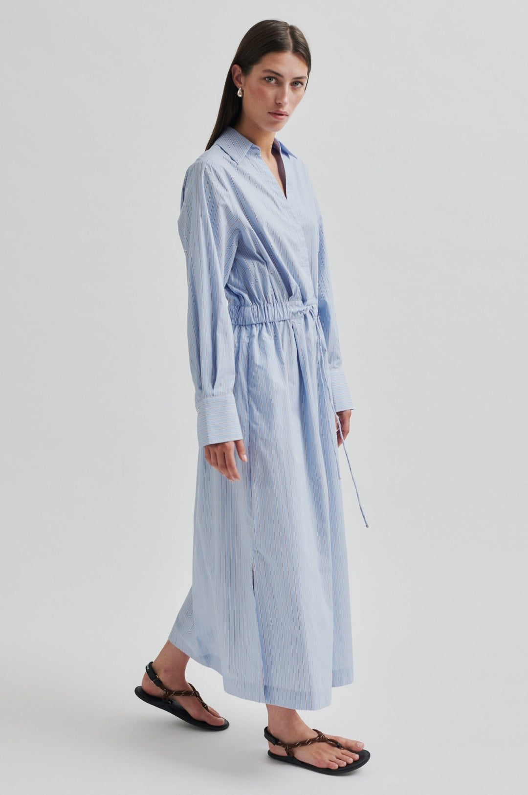 Alanis Dress Light Blue Stripe | Kjoler | Smuk - Dameklær på nett