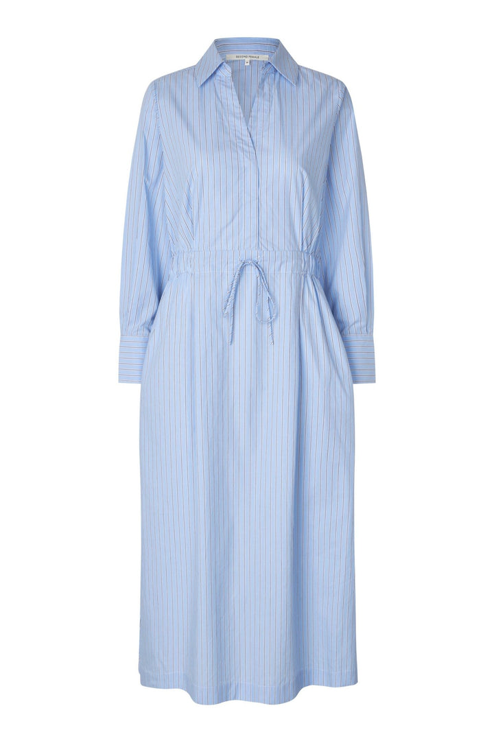 Alanis Dress Light Blue Stripe | Kjoler | Smuk - Dameklær på nett
