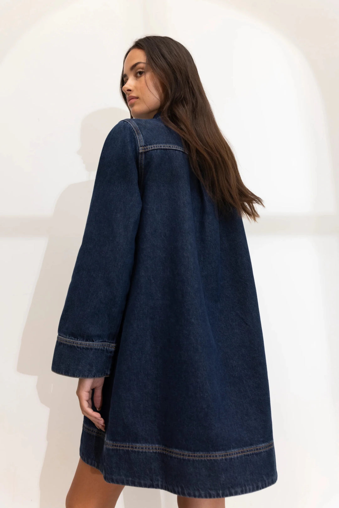 Alba Dress Dark Blue | Kjoler | Smuk