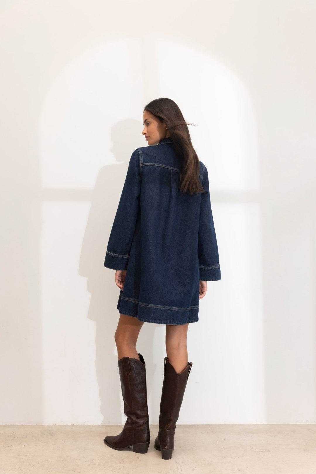 Alba Dress Dark Blue | Kjoler | Smuk