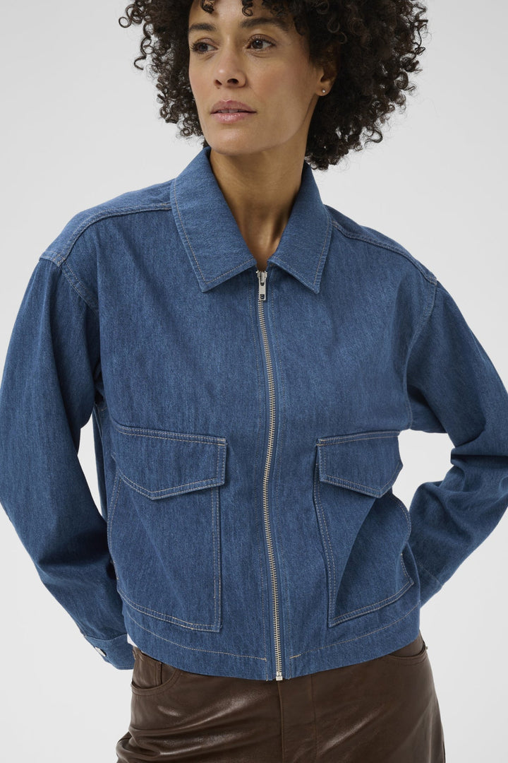 Aleksandra Jacket Medium Blue Denim | Yttertøy | Smuk