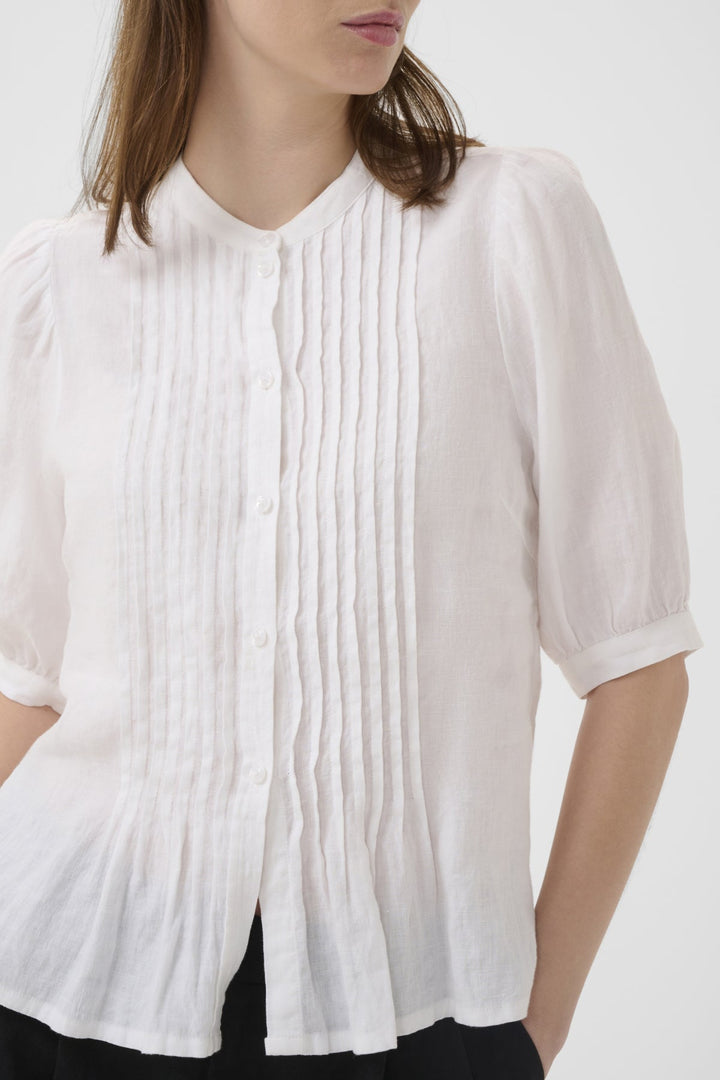Alesia Shirt Bright White | Skjorter og bluser | Smuk