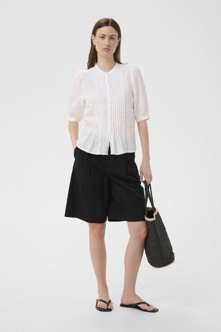 Alesia Shirt Bright White | Skjorter og bluser | Smuk