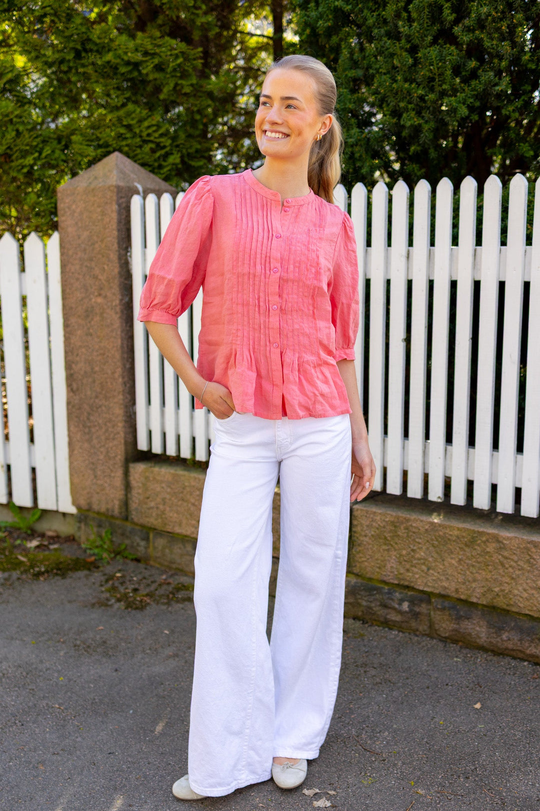 Alesia Shirt Peach Blossom | Skjorter og bluser | Smuk
