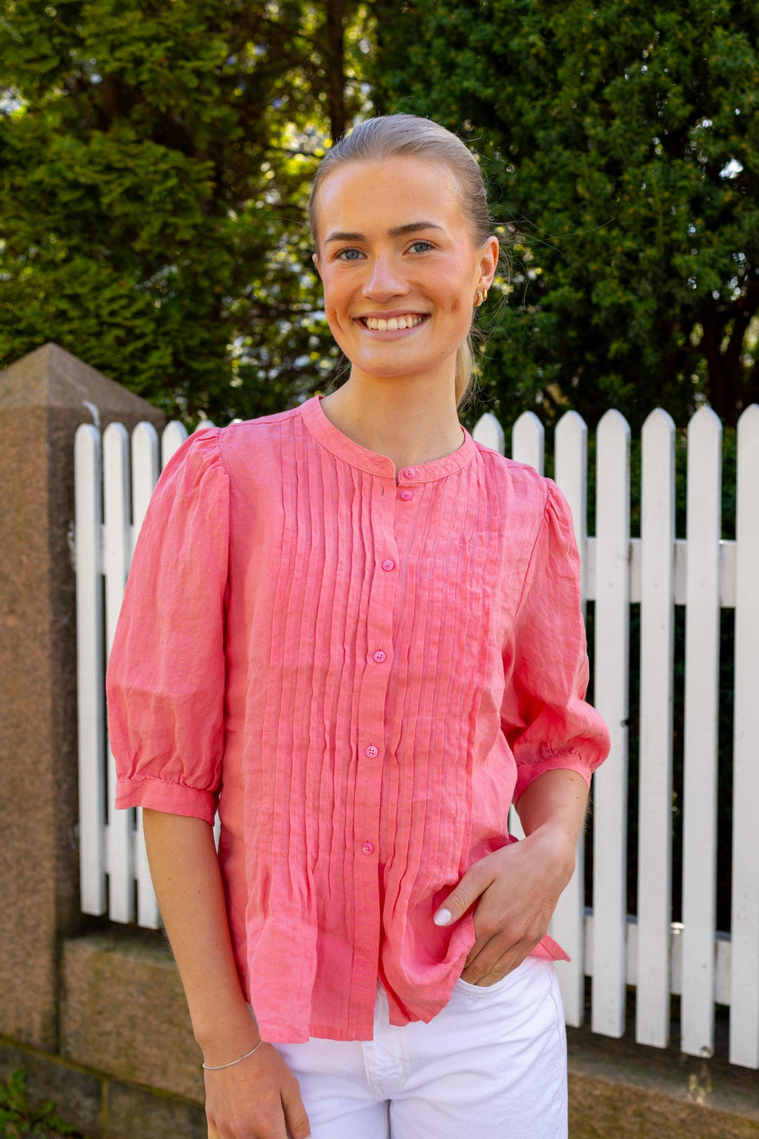 Alesia Shirt Peach Blossom | Skjorter og bluser | Smuk