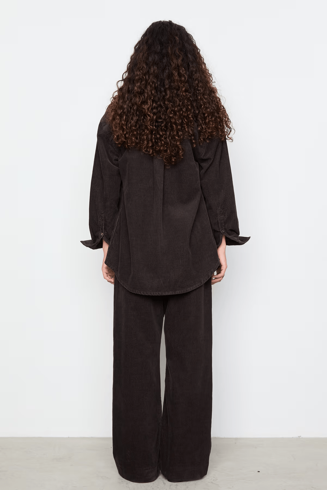Alex Cord Shirt Dark Brown | Skjorter og bluser | Smuk - Dameklær på nett