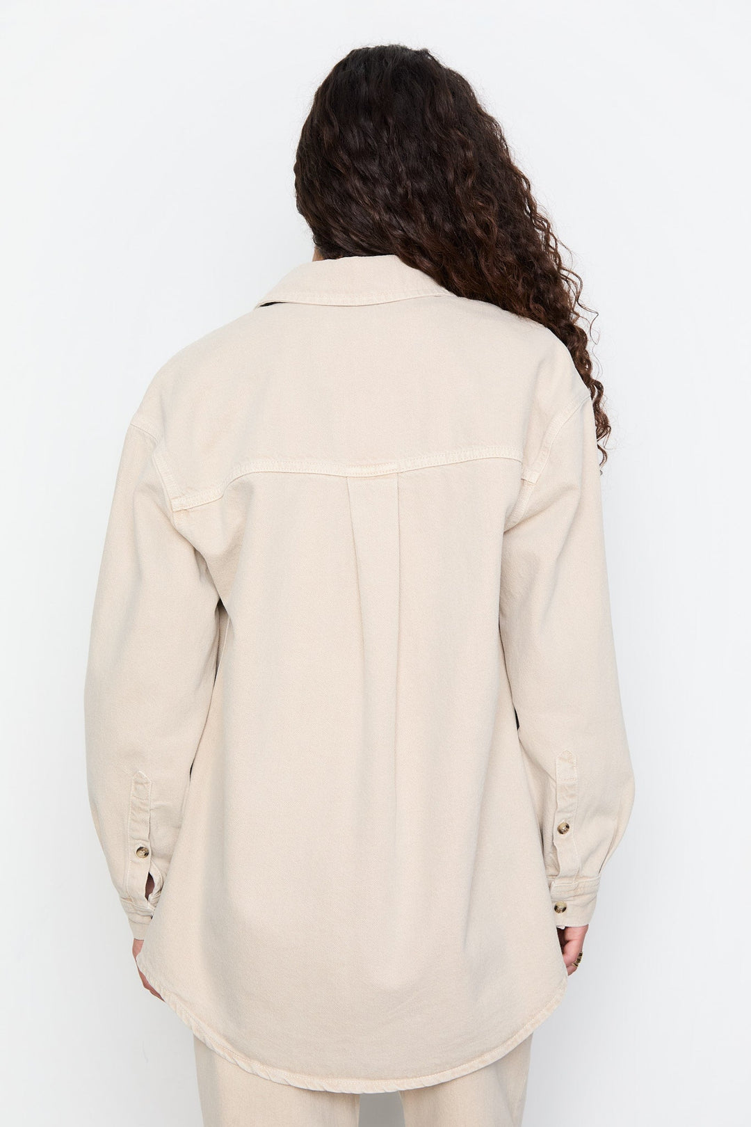 Alex Shirt Greige | Skjorter og bluser | Smuk - Dameklær på nett