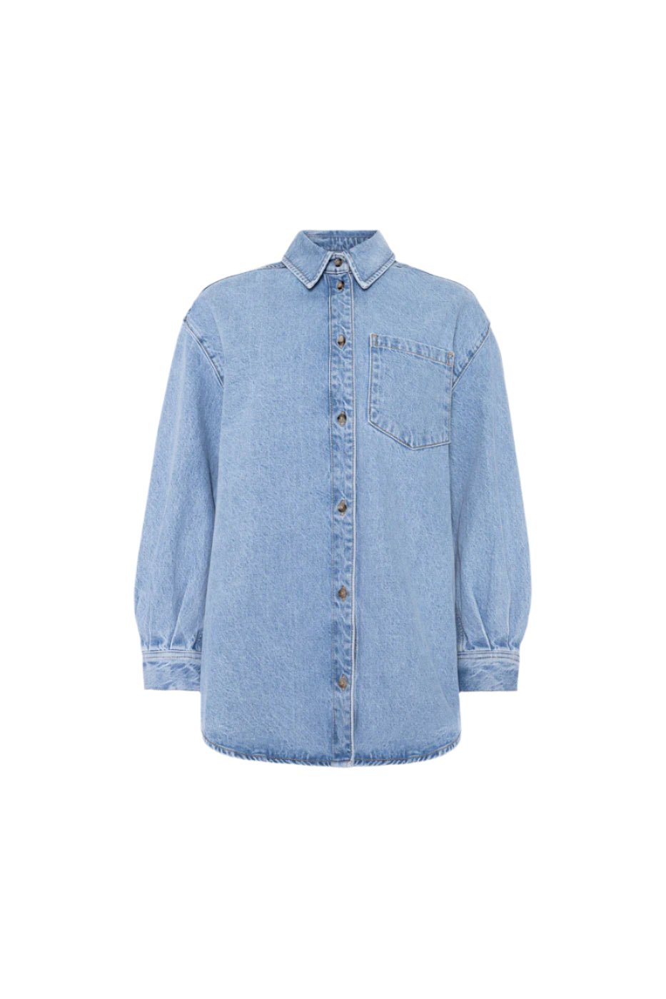 Alex Shirt Light Blue | Skjorter og bluser | Smuk - Dameklær på nett