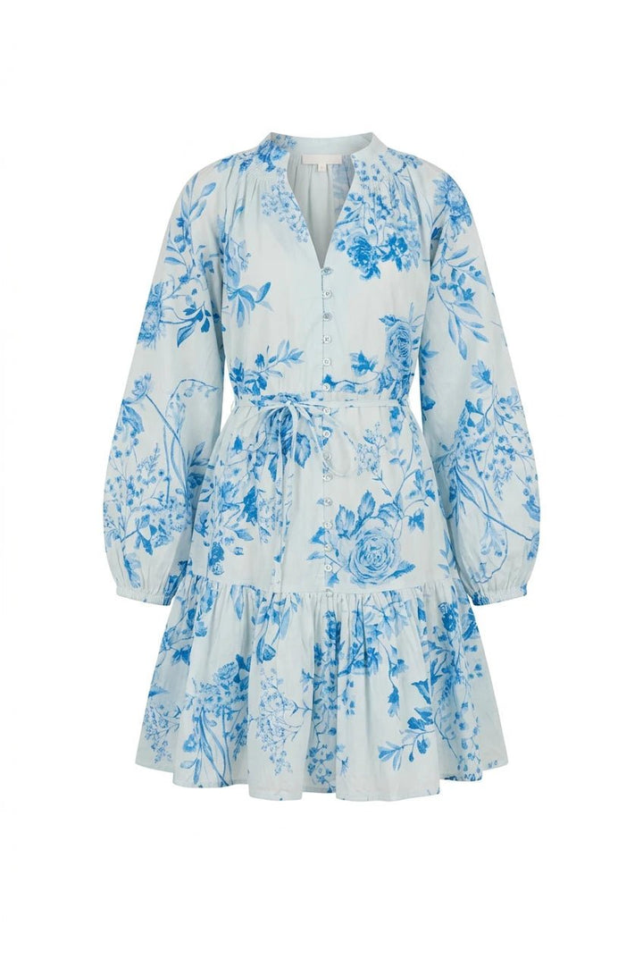 Alia Dress Blue Bloom | Kjoler | Smuk