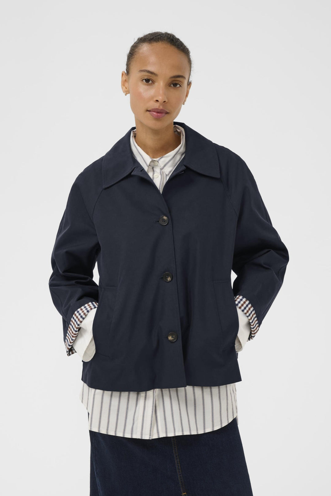 Alinna Outerwear Dark Navy | Yttertøy | Smuk