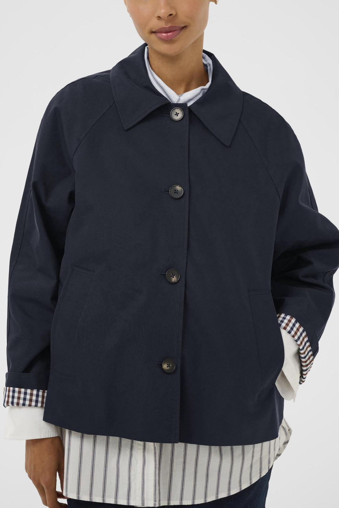 Alinna Outerwear Dark Navy | Yttertøy | Smuk